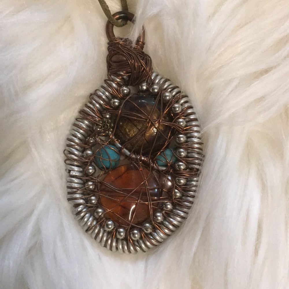🎉3 for $15🎉Handmade wire wrap necklace